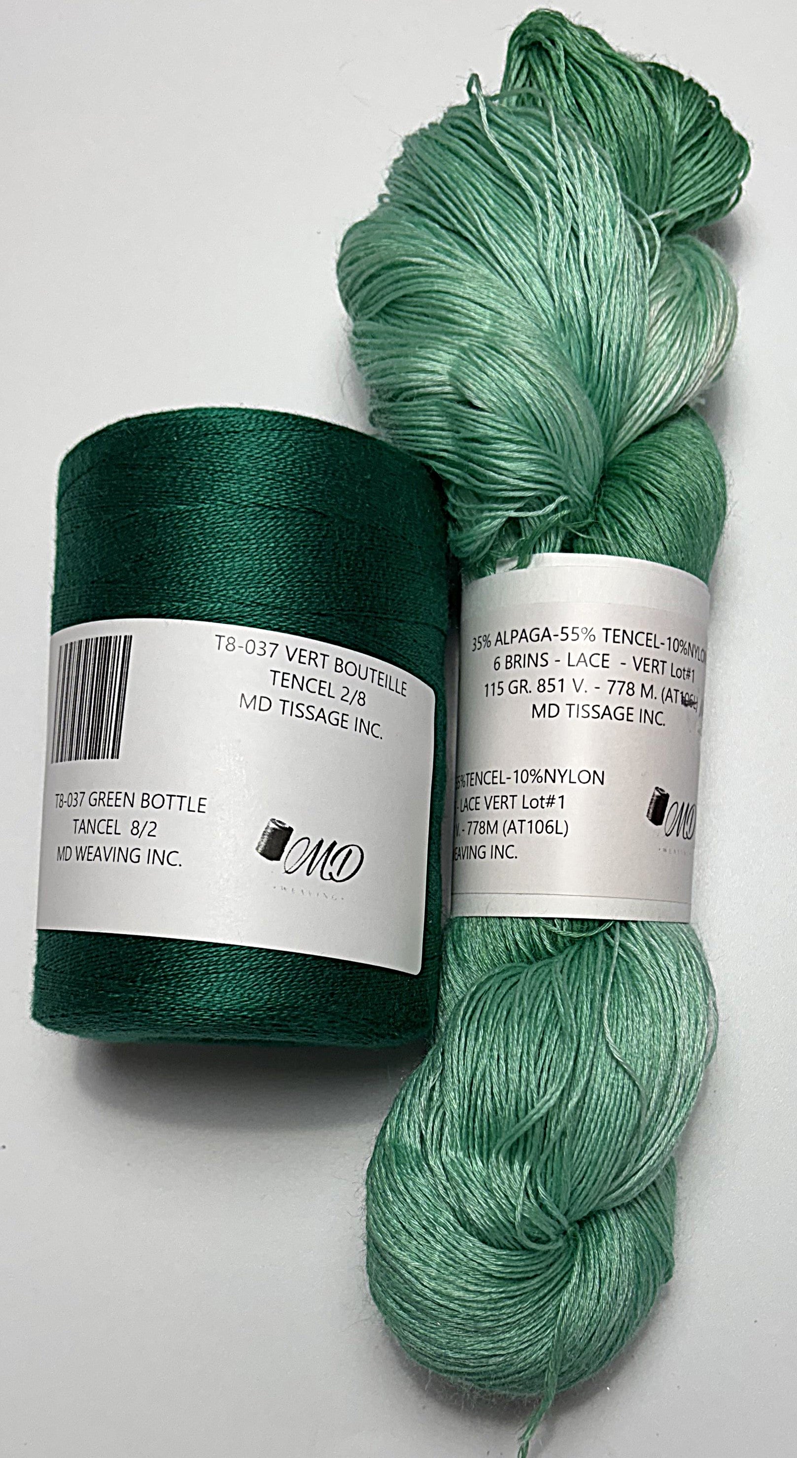 Enssemble de tissage d'écharpe, Alpaga Tencel - Scarf Weaving Kit, Alpaca Tencel