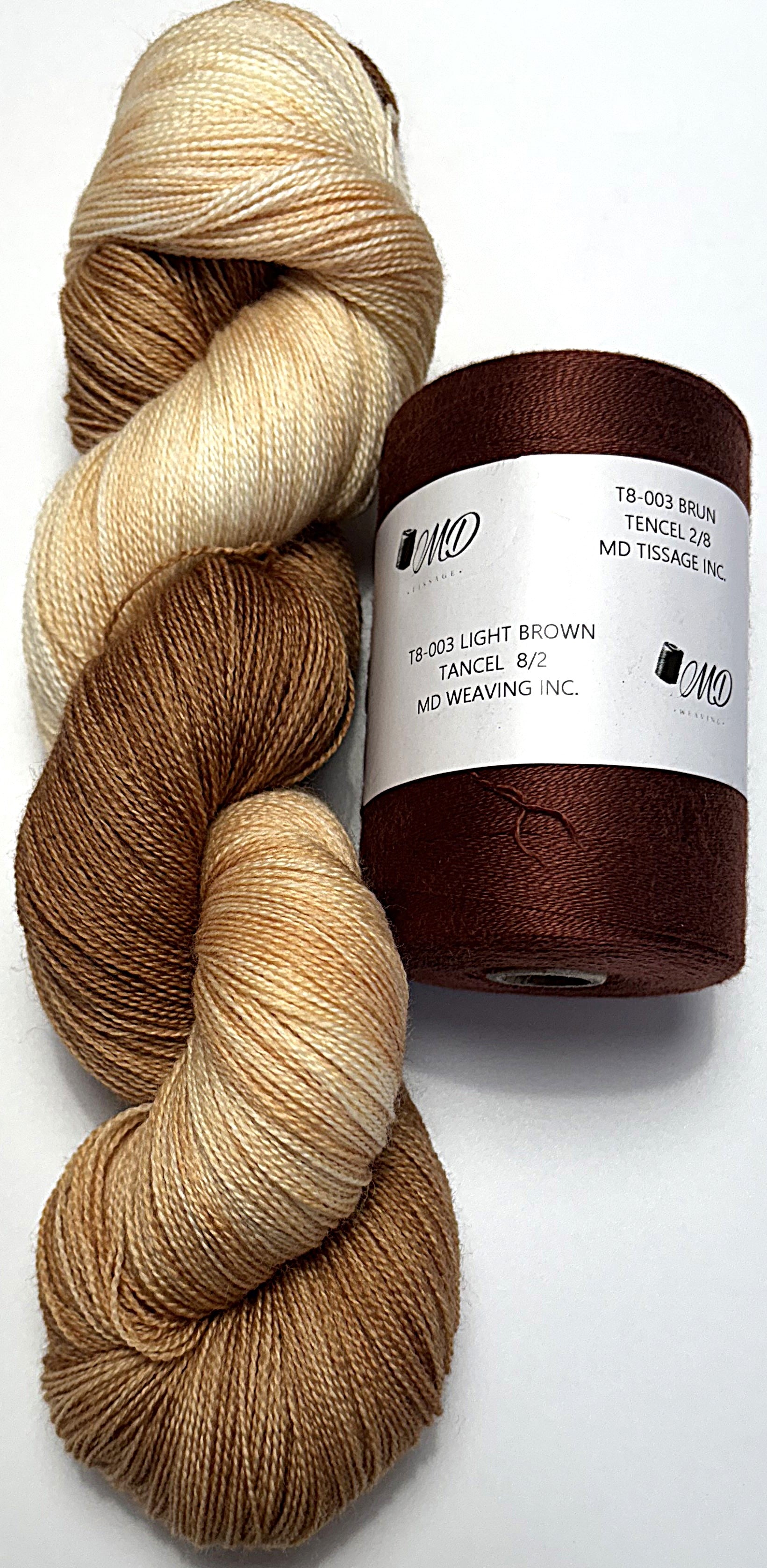 Ensemble de tissage d'écharpe, Merino / Tencel - Scarf Weaving Kit, Merino / Tencel