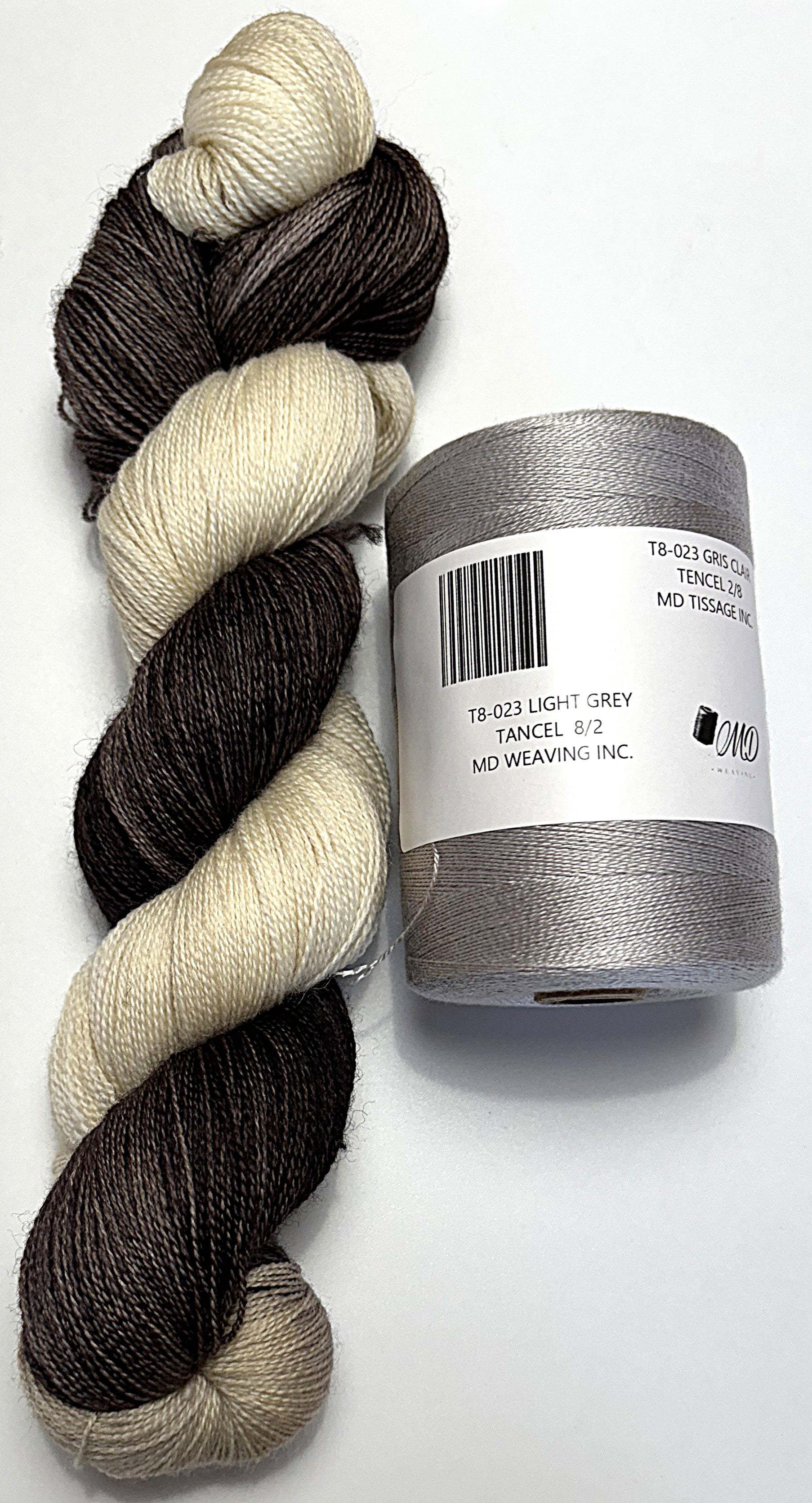 Ensemble de tissage d'écharpe, Merino / Tencel - Scarf Weaving Kit, Merino / Tencel