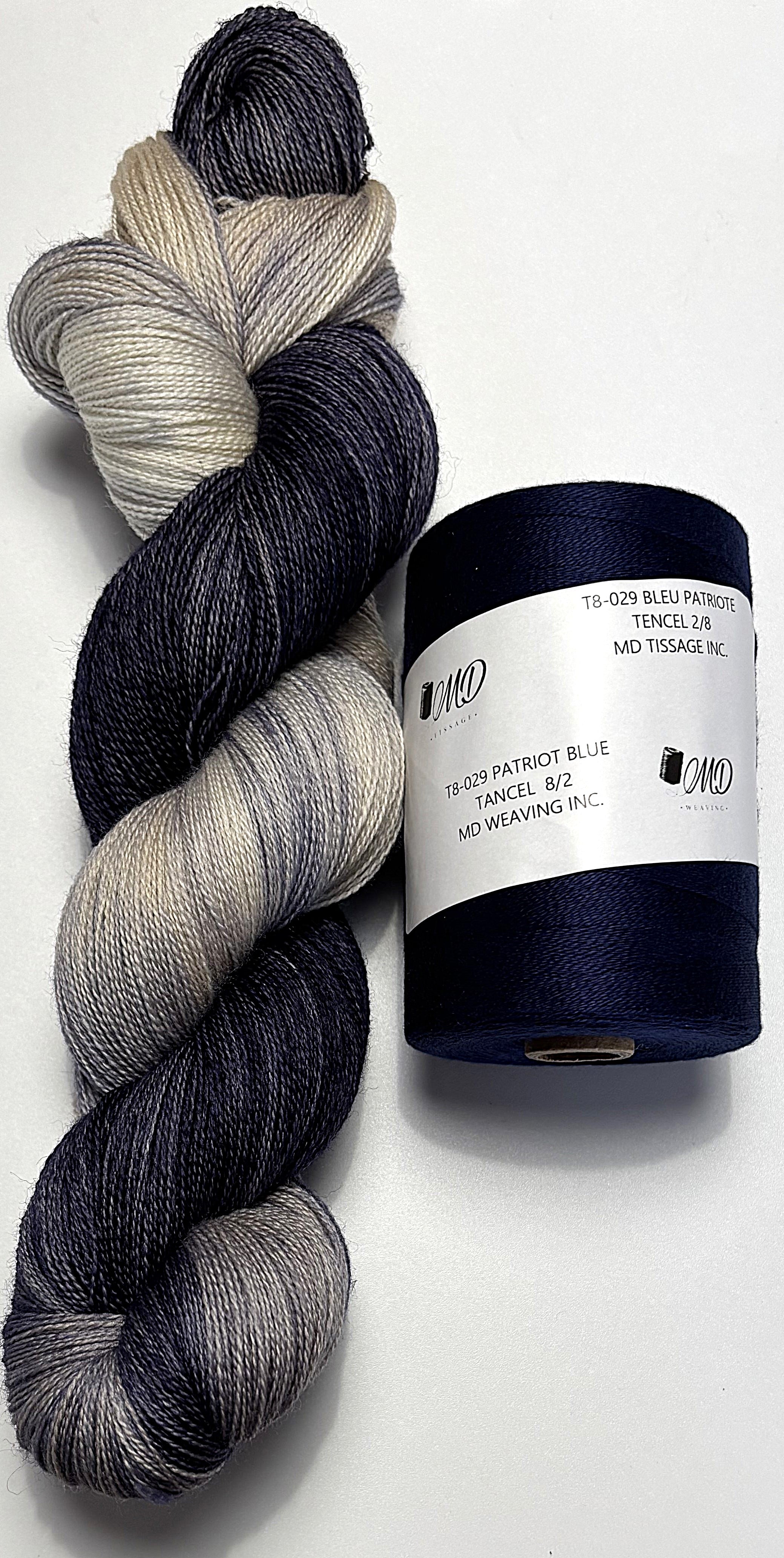 Ensemble de tissage d'écharpe, Merino / Tencel - Scarf Weaving Kit, Merino / Tencel