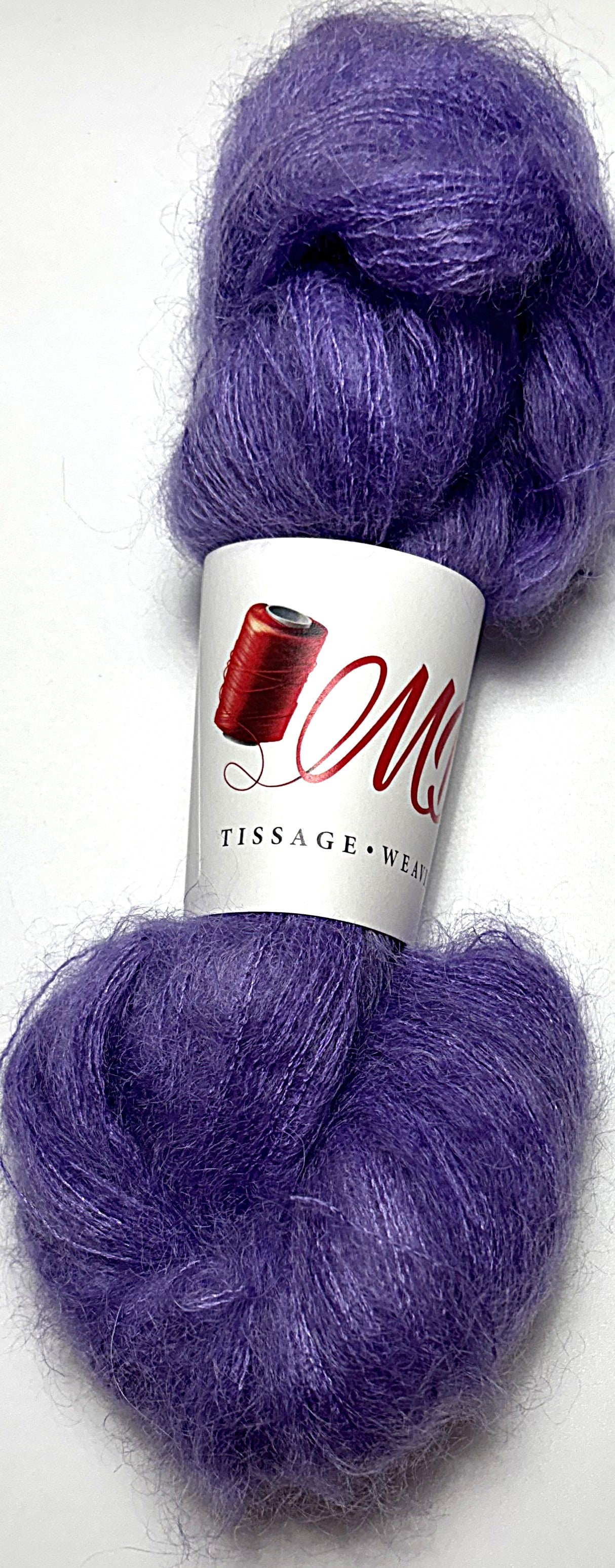 Hand-dyed mohair wool