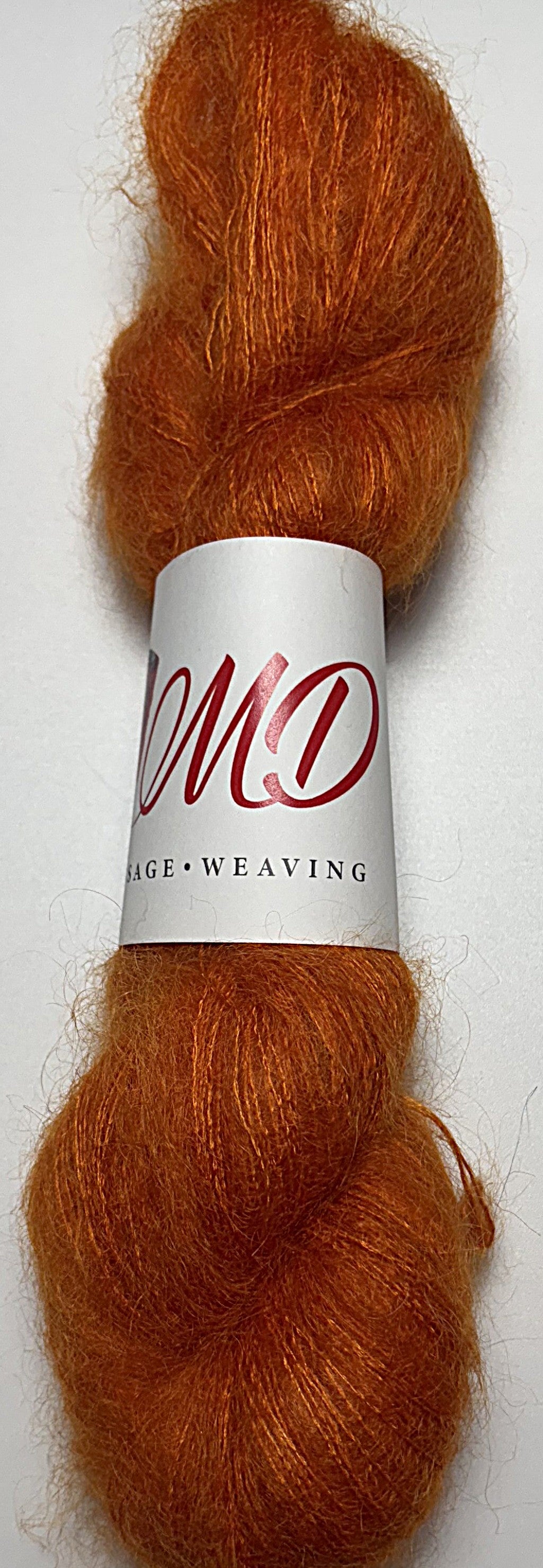 Hand-dyed mohair wool