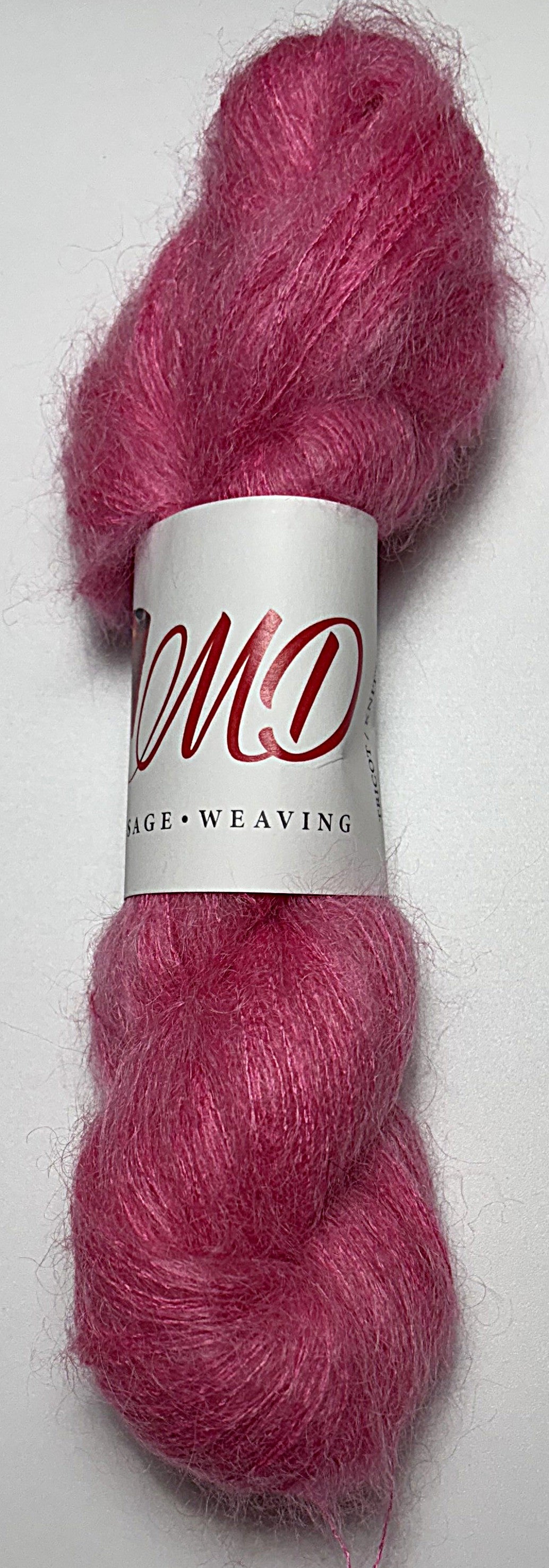 Hand-dyed mohair wool